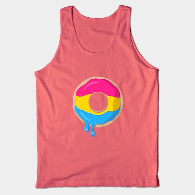 Pan Pride Donut Tank Top by LittleGreenHat